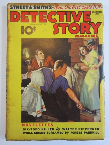 Detective Story Magazine v. 155, #2 Dec. 1937 GD Scarce!