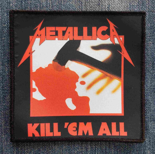 Metallica Kill 'Em All Sublimated Printed Patch | Heavy Thrash Metal Band Logo - Bild 1 von 2