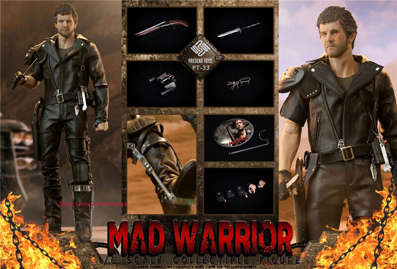 In Stock 1/6 PRESENT TOYS PT-sp33 Mad Max Mel Gibson 12 In Stock 1/6 PRESENT TOYS PT-sp33 Mad Max Mel Gibson 12