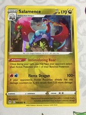 D427 POKEMON TCG EVOLVING SKIES SALAMENCE #109 HOLO NM RARE