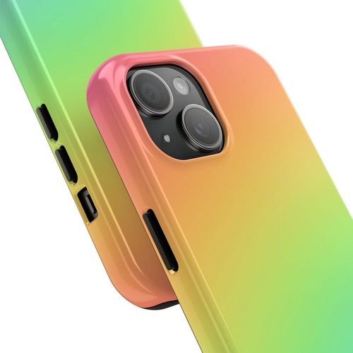 Rainbow Tough Phone Case, Colorful Protective Cover for iPhone, Samsung, Google - Picture 4 of 6