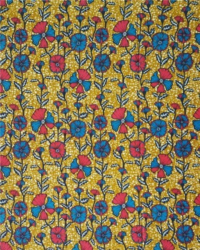 Bunte Afrikanische Baumwolle Stoff. 6 yards= 5,48 Meter Packet - Bild 2 von 2