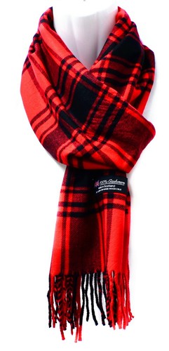 Winter 100% CASHMERE Checked Solid Scarves Plain Plaid Wool SCOTLAND Made Scarf - Picture 24 of 101