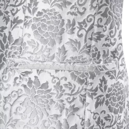 Para Hombres Floral Esmoquin Cena Chaqueta Calce Regular Chal Solapa Paisley Baile de graduación Fiesta Traje - Imagen 47 de 236