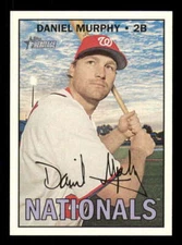 2016 Topps Heritage High #644 Daniel Murphy (Error) 2012 NE Mets on back (SP)