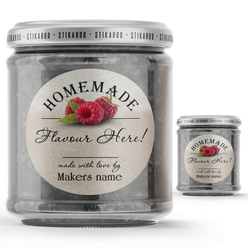 Venice Personalised Jam Pot Lid Jar Labels Stickers Preserves Conserve - Picture 3 of 8