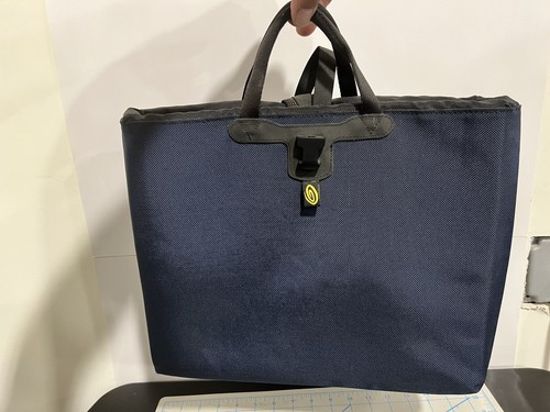TIMBUK2 Travel Navy Blue Laptop Computer Messenger Bag Padded Case - Picture 10 of 12