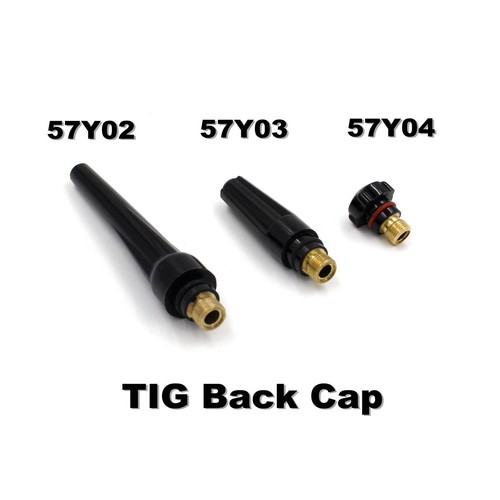 Tapa trasera TIG tazas de cerámica de alúmina cuello 1 mm para piezas de antorcha de soldadura WP17/18/26 - Imagen 2 de 6