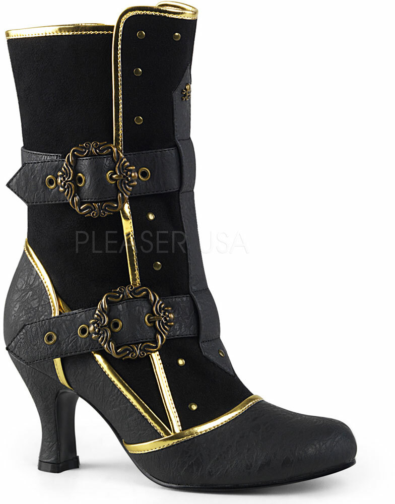 Oot Toe Stylish Women Round Adult Zip Side 3 Cute Heel MAT205 BPU-MF Ankle Oot Toe Stylish Women Round Adult Zip Side 3 Cute Heel MAT205 BPU-MF Ankle