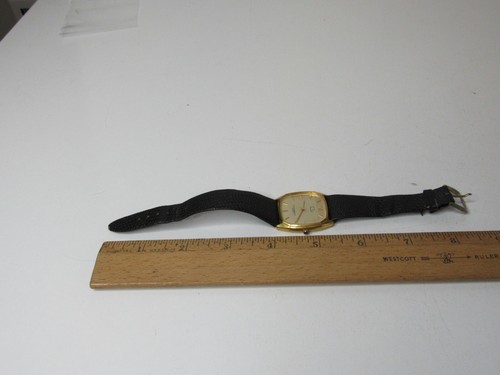 Reloj Vintage Louis Bernet Tono Oro Cuarzo 2035 Japón #W1-19 - Imagen 4 de 6