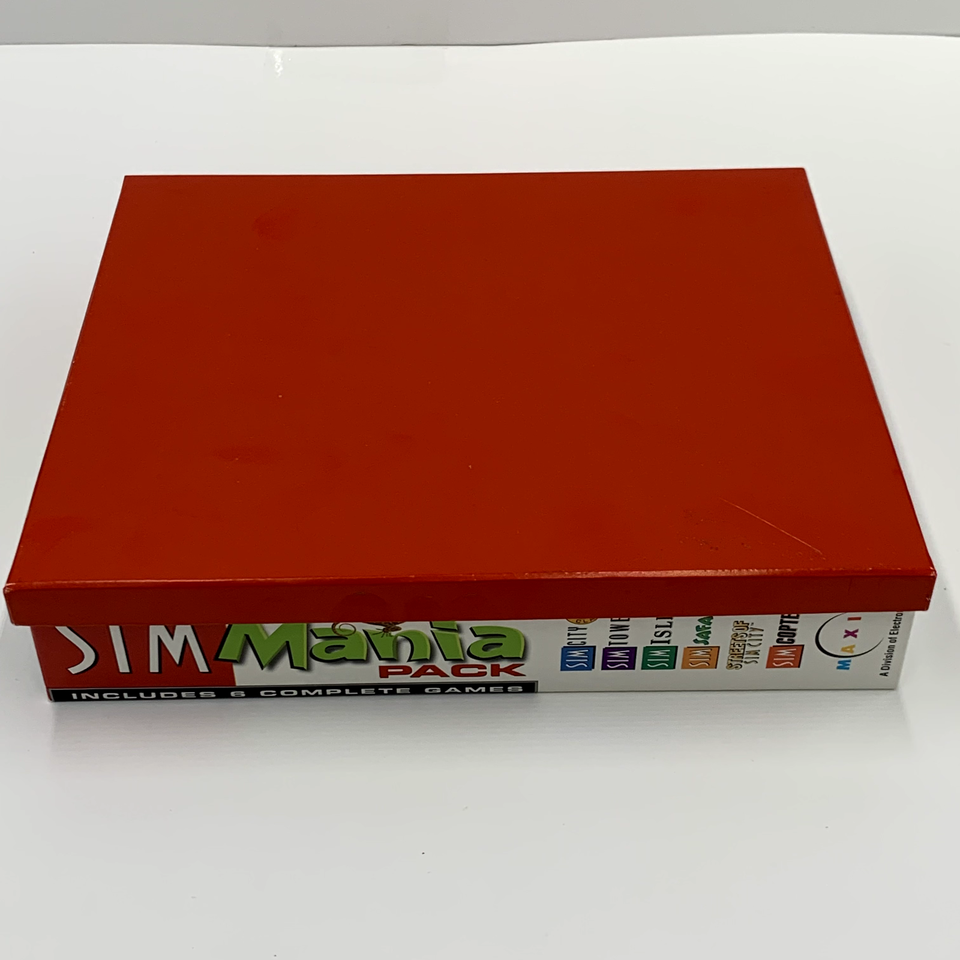 SimMania Pack (PC, 2000) Only Games/Parts Pictured Are Available