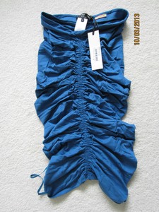 Damen Gestrickt Rock Paul Größe Smith Blau M 5BpgxST