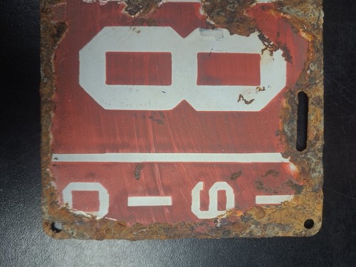 Ohio 1910 Porcelain License Plate | 24418 | 5 Digit | Antique | Ships Fast - Picture 2 of 12