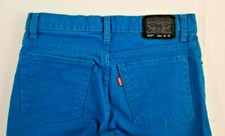 Levi's Jeans 510 Skinny Fit Stretch 16 Regular 28x28 Bright Aqua Blue