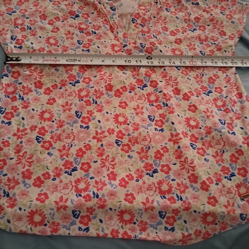 Jones New York Women’s Pink Floral Blouse SZ M - Picture 16 of 16