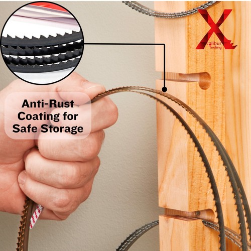 2x 1400 mm Bandsägeblatt 6 10 14TPI passend für Ozito BSW 2581 BSW 2580 Bandsäge geschnittenes Holz - Bild 3 von 12