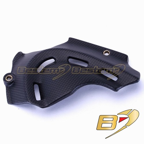 Ducati Monster 696 796 1100 EVO ABS 100% Carbon Fiber Sprocket Cover Matte - Picture 1 of 3
