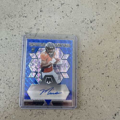 Marvin Mims Mosaic Auto /99 rookie - Picture 1 of 3