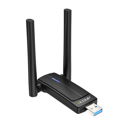 WiFi-6 USB 3.0 Wireless Adapter AX Dual Band 5GHz 2.4G External Antenna 1800Mbps - Picture 4 of 5