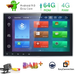 Details About Hizpo Android 9 0 10 1 Car Stereo Radio Dvd 8 Core 4gb 64gb Gps Navi Head Unit
