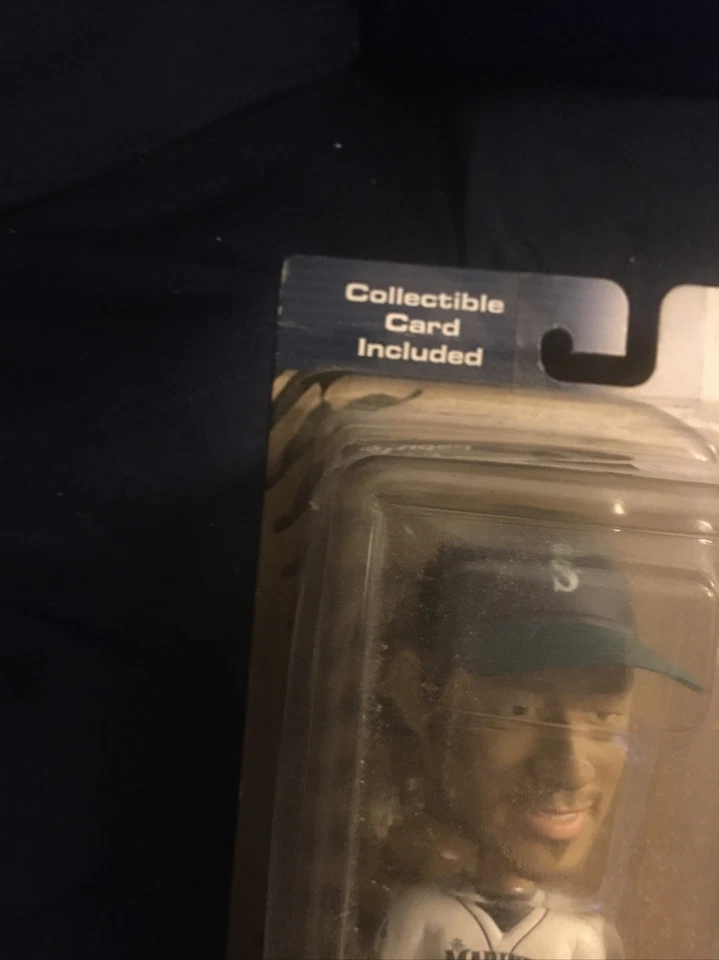 2001 Upper Deck Play Makers Ichiro Suzuki Seattle Mariners MLB Bobblehead Foto 4 de 4