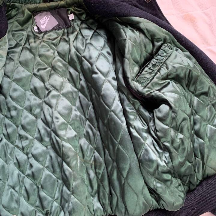 Rare! 1992 NIKE MADE IN USA Stadium Jacket Godzilla vs Barkley Size S Black - Picture 6 of 10