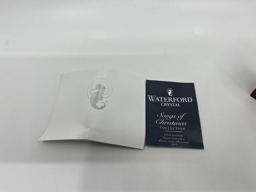 Waterford Crystal Songs of Christmas Ornament 2005 Final Edition Stocking 🧦 - Bild 2 von 9