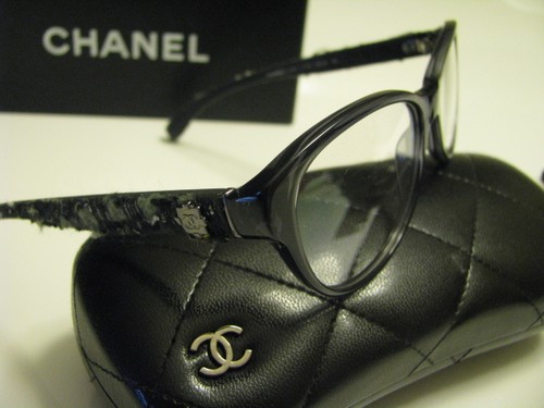 NEU Original Chanel 3243 C.1191 Tweed DUNKEL TRASP GRAU Brille - Bild 3 von 12