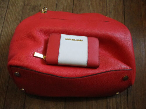 Borsa a tracolla vintage Michael Kors in pelle rossa di ciottoli da donna molto bella! - Foto 2 di 23