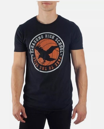 Haikyu OFICIAL Anime Camiseta Haikyuu Karasuno High Crow Camiseta NUEVA - S,M,L,XL - Imagen 2 de 8