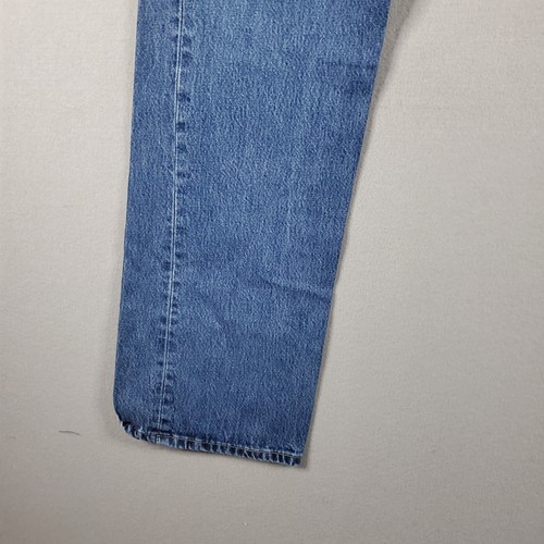Jeans Levis Uomo 34x34 Blu 501 Bottone Dritto Fly Y2K Denim - Foto 5 di 11