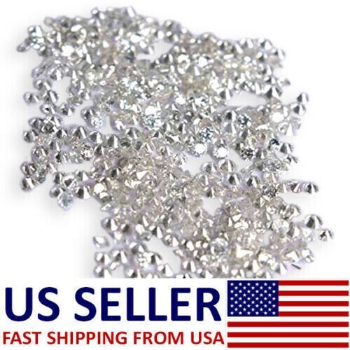 Loose Lab Grown CVD Diamond 2 MM-2.10 MM E VS1 CLEARITY 5 PICS LOT MELEE - Picture 5 of 5