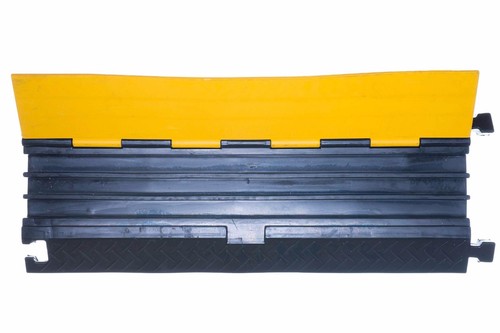 3 Channel Professional Cable Hose Bridge Car/Truck Crossing Ramp Sewer Crossing Protection - Picture 8 of 9