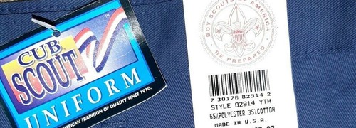 CUB SCOUT BOY YOUTH SIZE 16 WAIST 28 BLUE UNIFORM PANTS OFFICIAL NWT MADE IN USA - Picture 9 of 12