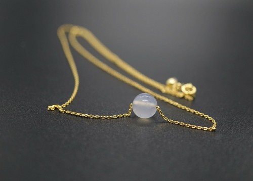 Gelbgold plattiert Silber verstellbare Länge Charm Halsreif Halskette 18" Achat  - Bild 3 von 18