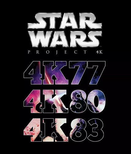 Star Wars Original Trilogy Project 4K77-83 4K Bluray Set