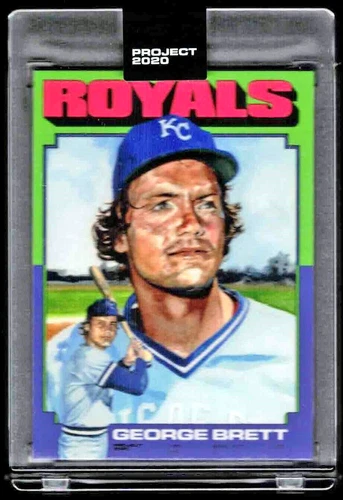 GEORGE BRETT TOPPS PROJECT 2020 #344 1975 Topps #228 RC Jacob Rochester LIM ED!