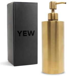 OpalHouse Gold Etched Metal Soap or lotion Dispenser for Bathroom