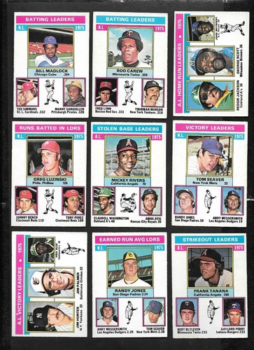 1976 OPC O PEE CHEE TOPPS 133-264 MLB BASEBALL CARD ERROR & VARIATION SEE LIST - Picture 136 of 245