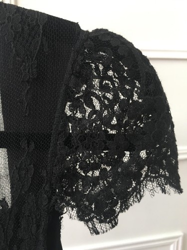 CRISTALLINI Adorn Cap Sleeve Gown Black Size 8 AU RRP 849 Formal - Picture 8 of 8