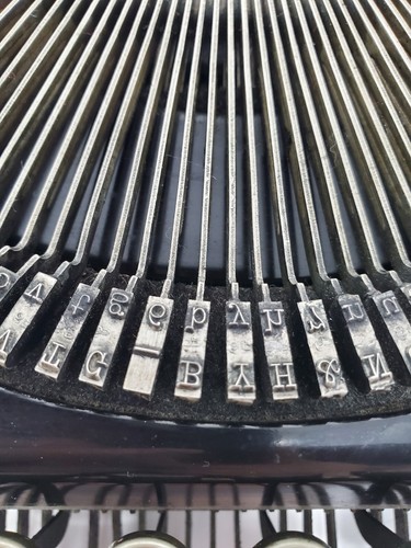 Vintage Remington Portable Typewriter #1 1920s Italian Keys - Import Stamp - Picture 14 of 19