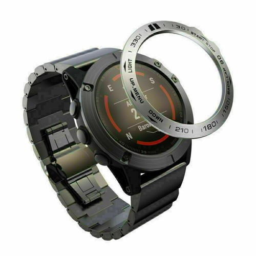 1x Metal Bezel Ring Guard Bumper Cover Frame For Garmin Fenix 5X /5X Plus Watch - Picture 20 of 20