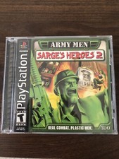 Army Men: Sarge's Heroes 2 (Sony PlayStation 1, PS1 - 2000) Black Label Tested