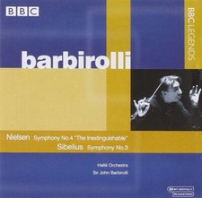 Symphony No. 4/Symphony No. 3 (Barbirolli, Halle Orchestra) - CD - Very Good