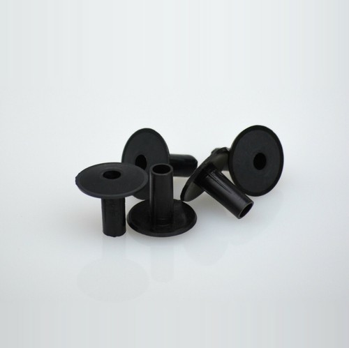10 X Black Cable Tidy Hole Grommet / Bushes 4 Single TV Coax & Speaker Cable - Picture 3 of 4