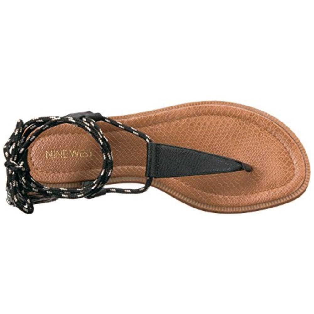 Gannon Black Nine West West West Sandal 0bb132 Gannon Black Nine West West West Sandal 0bb132
