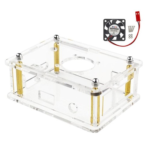 Clear Acrylic for Case with Fan Clear Cover for Orange Pi 3 Lts