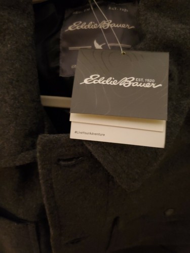 Eddie Bauer Bulman Creek Forester Mackinaw Windproof Jacket Coat Zipper NWT - Picture 4 of 13