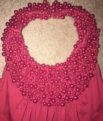 NEU☆MIT ETIKETT☆MOA☆MOA☆HOLDER☆AUSSCHNITT☆PERLEN☆SHIRT/TOP☆HEISS☆ROSA☆DAMEN☆KLEIN☆KOSTENLOSER☆VERSAND! - Bild 12 von 12