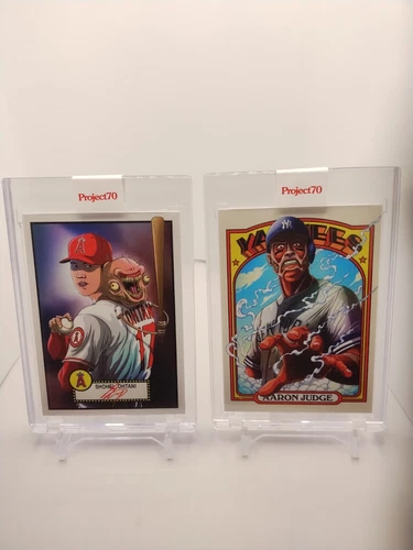 Topps Project70 Shohei Ohtani Aaron Judge by Alex Pardee